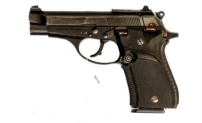 84 BB, 9 mm Browning kurz, #D22881Y, B (W3208-17). 