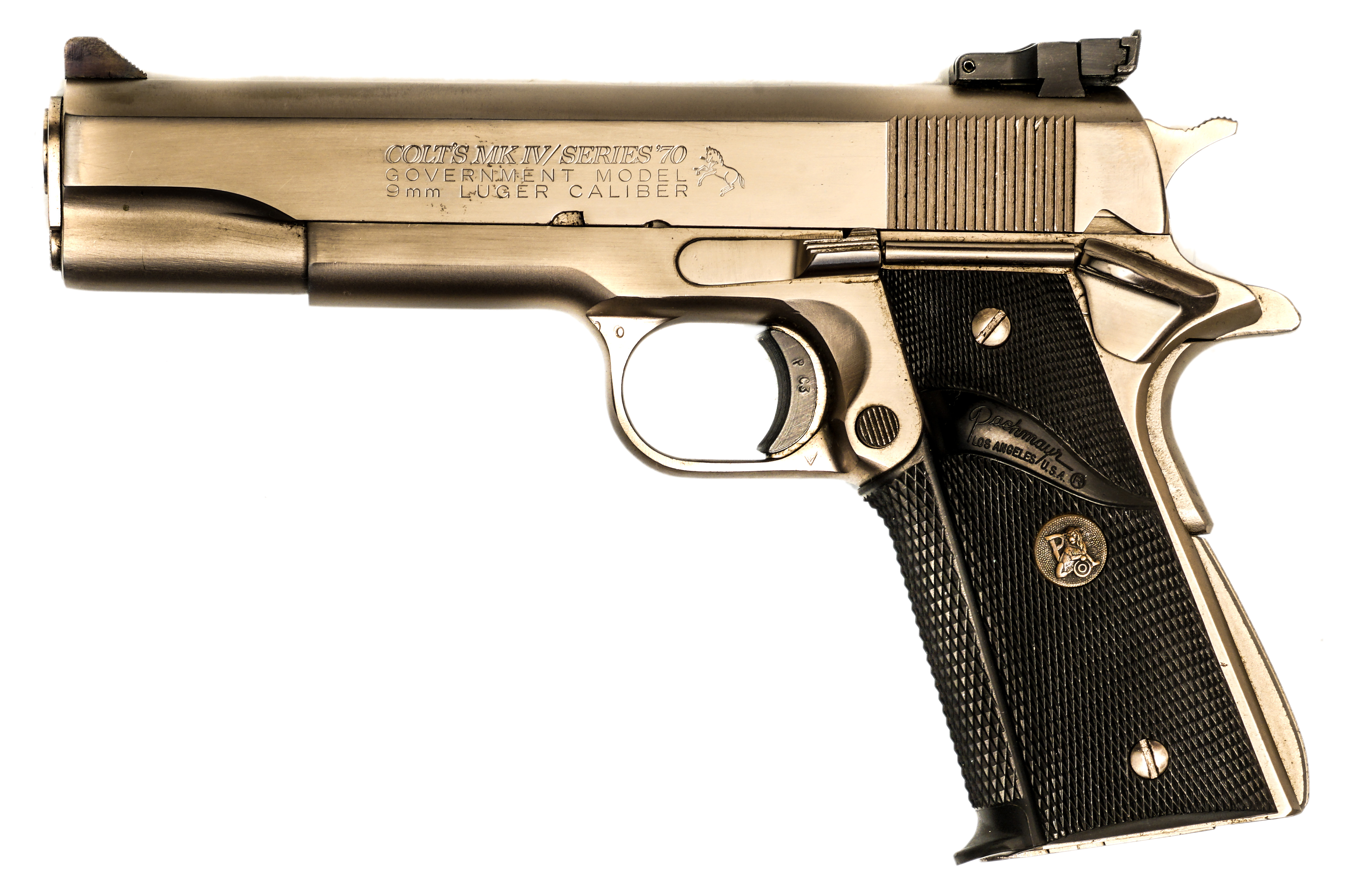 Описание объекта - Colt Government MK IV Series 70, 9 mm Luger, #70L22013, ...