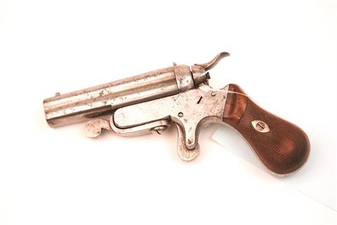 Vierläufige Pistole, 6 mm, ohne Nummer, frei ab 18