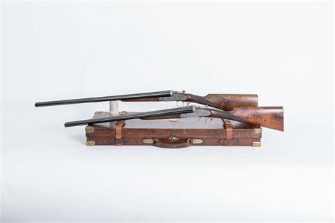 Sidelock S/S gun pair Mauserwerke Oberndorf, Kal. 12/70, 26015; 26016, § D.