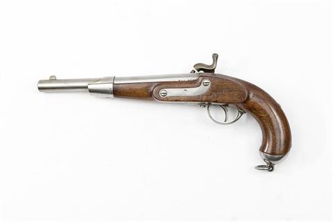 Perkussionspistole System Lorenz, M.1859, Erzeugung Sederl - Wien, 13,9 mm, ohne Nummer, § frei ab 18