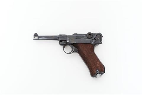 Parabellum P08, manuf. Mauserwerke, 9 mm Luger, #6687g, §B (W 1081-11)