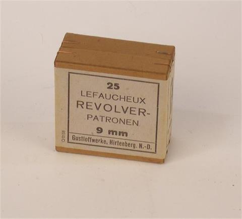 Collector's cartridges cal.9 mm Lefaucheux, § B