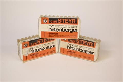 Pistol cartridges 9 mm Steyr, Hirtenberger, § B