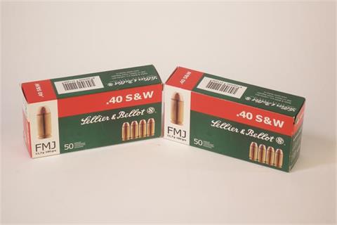 Pistol cartridges .40 S&W, Sellier & Bellot, § B