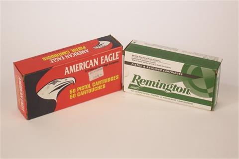 Pistolenpatronen 10 mm Auto, Remington und American Eagle, § B