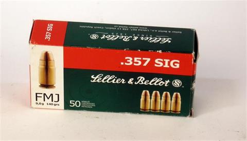 Pistol cartridges .357 SIG, S&B, § B