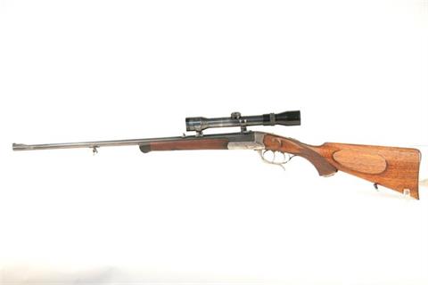 Single shot rifle  Martin Kruschitz Wien, 5,6 x 35 R Vierling, #393, § C
