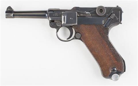 Luger P08 German Police, made by Mauserwerke, 9 mm Luger, #1904x, § B