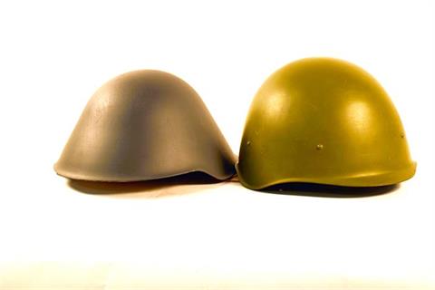 Steel helmets of Warsaw traty bundle lot