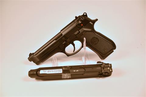 Beretta 92FS, 9 mm Luger, #G11059Z, Wechselsystem .22 lr #K00372U, § B (W 2338-14)