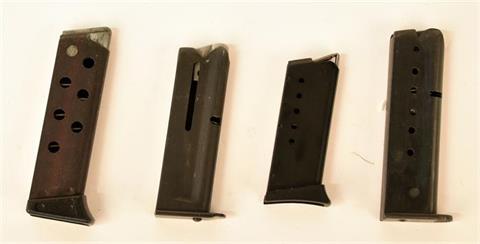 pistol magazines bundle lot Walther and various, 6,35 mm and .22 lr