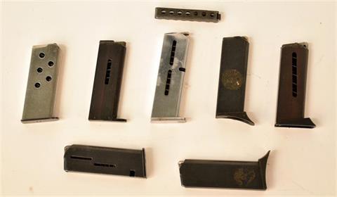 pistol magazines bundle lot .6,35 mm and various