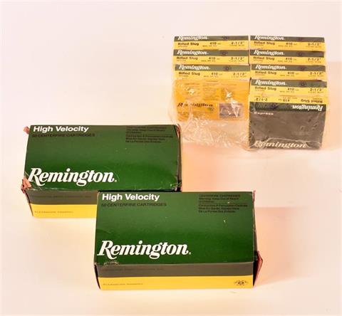 bundle lot rifle and shotgun cartridges Remington, .22 Hornet & .410, § unrestricted