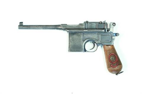 Mauser C96/16 "The Red Nine", Mauserwerke, 9 mm Luger, #81444, § B