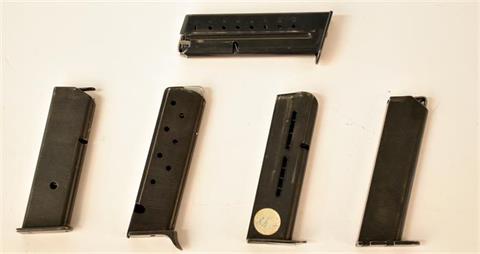 Pistol magazines - mixed lot 9 mm Luger
