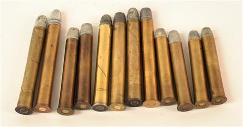 Collector's cartridges .450 Express Black Powder, various case lengths, § unrestricted