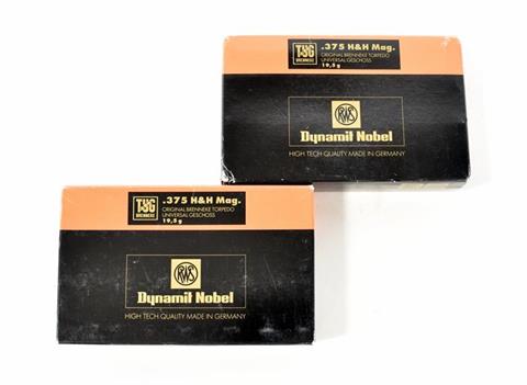 Rifle cartridges .375 H&H Mag., RWS, § unrestricted