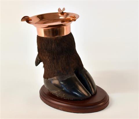 Cape buffalo ashtray