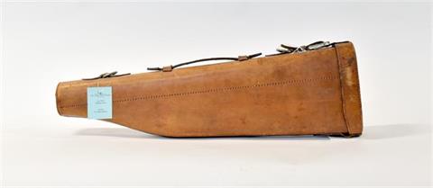 hard leather leg-of-mutton case