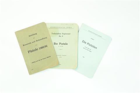 Military manuals ("Reglemente") - mixed lot (3 items) *