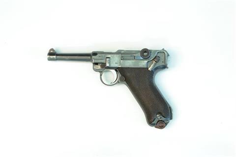 Deutsches Reich, DWM, Pistole 08 Doppeldatum, 9 mm Luger, #6106, § B