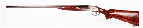 pair sidelock s/s shotguns Armas Maguregui - Eibar, 12/76, #A0241 and A0242, with exchangeable barrels,  § D
