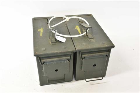 Munitionsboxen US, 2 Stück
