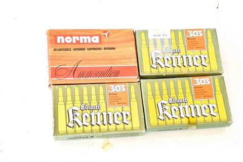 Rifle cartridges .303 British Norma and Kettner, § unrestricted