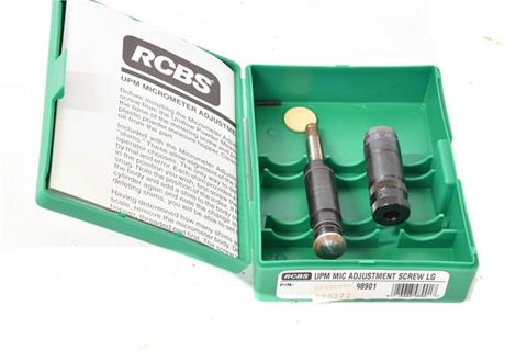 Reloading equipment - micrometer adjustment set, RCBS