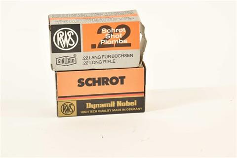 Rimfire cartridges .22 lr Schrot, RWS, § unrestricted