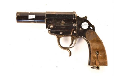 flare pistol Walther German police, 4 bore, #50049L, § unrestricted (W 1878-15)