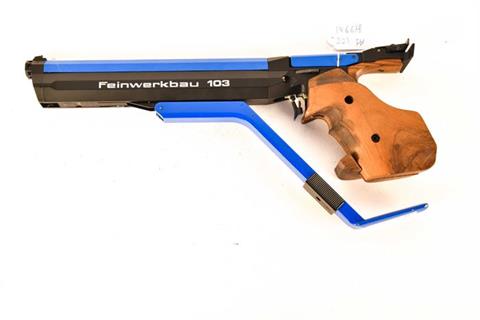 Luftpistole Feinwerkbau Mod. 103, 4,5 mm, #500451, § frei ab 18