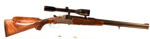 o/u combination gun A. Sodia - Ferlach, left handed stock,  8x57IRS;16/70, #321535, plus exchangeable barrel, § C