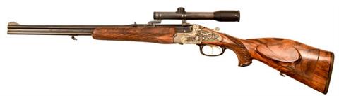 o/u double rifle-sidelock K. Hauptmann - Ferlach, 7x65R, #1624.58, § C with 2 exchangeable barrels, § C €€