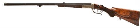 single barrel shotgun H. Scherping - Hannover, 16/65, #1420, with Einsteckbarrel .22 Hornet #1602 (§ unrestricted), § D
