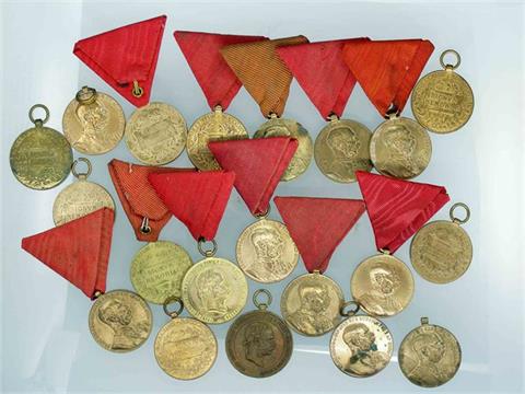 Austria-Hungary, jubilee commemorative medal bundle lot