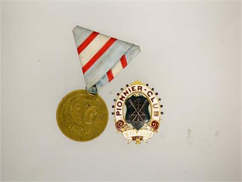 Austria-Hungary, regiment jubilee medal 200 years IR4, Hoch und Deutschmeister