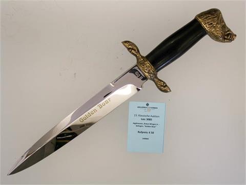 hunting knife, Anton Wingen Jr. - Solingen, "Golden Boar"