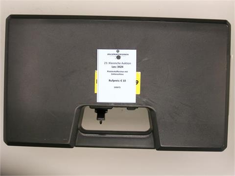 pistol case with combination lock