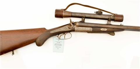 s/s combination gun-hammer, German, calibre about 11,2 mm; 16/65 with exchangeble barrelsn, #D11108A, § C
