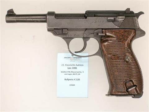 Walther P38, Mauserwerke,  9 mm Luger, #617f, § B