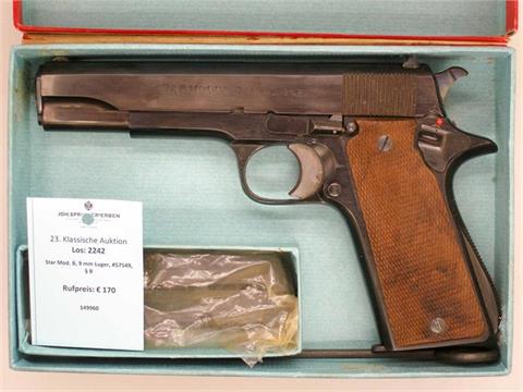 Star model B, 9 mm Luger, #57549, § B
