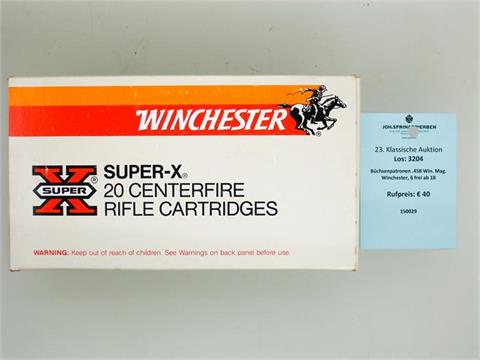 rifle cartridges .458 Win.Mag., Winchester, § unrestricted