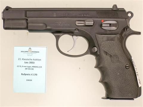 CZ 75, 9 mm Luger, #M6453, § B (W 516-16)