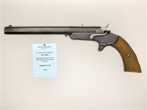folding barrel pistol Meyers, 6 mm Flobert (rifled), #367, § B (W 641-16)