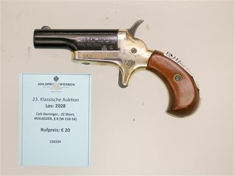 Colt Derringer, .22 Short, #59165DER, § B (W 210-16)