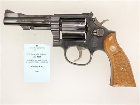 Smith & Wesson model 15-4, .38 Spl, #AHP2919, § B (W 484-16)