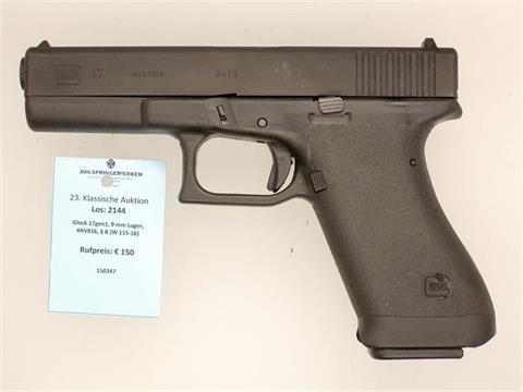 Glock 17gen1, 9 mm Luger, #AV816, § B (W 115-16)