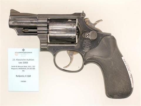 Smith & Wesson model 19-5, .357 Mag., #AND4916, § B (W 100-16)